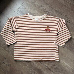 6-7Y Konges Slojd Ping Pong Cat Stripe Shirt
